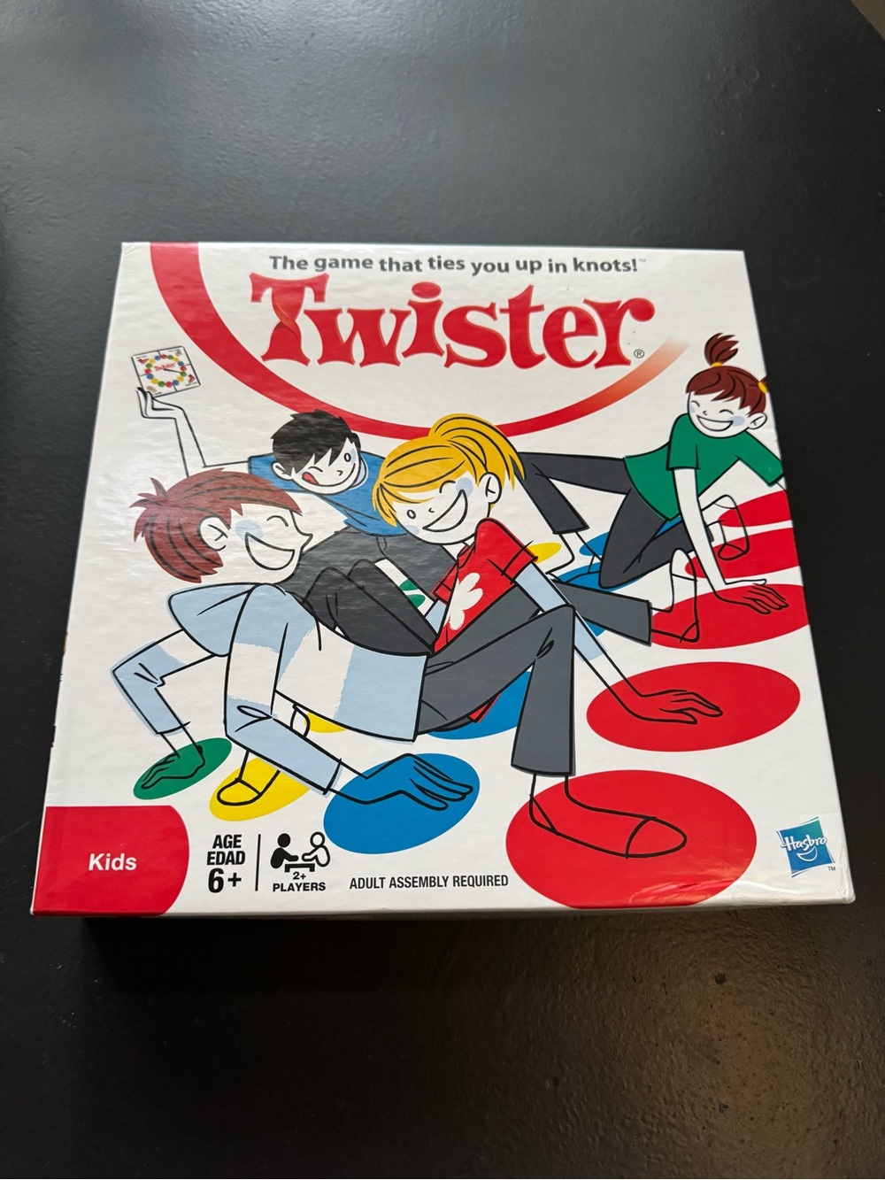 Hasbro Twister Game - Red, Blue, Green, Yellow